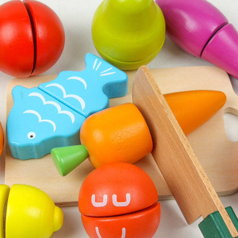 Wooden Play Food Toy（13pcs）