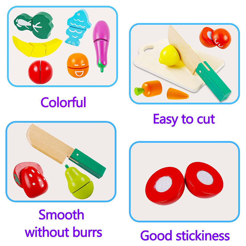 Wooden Play Food Toy（13pcs）