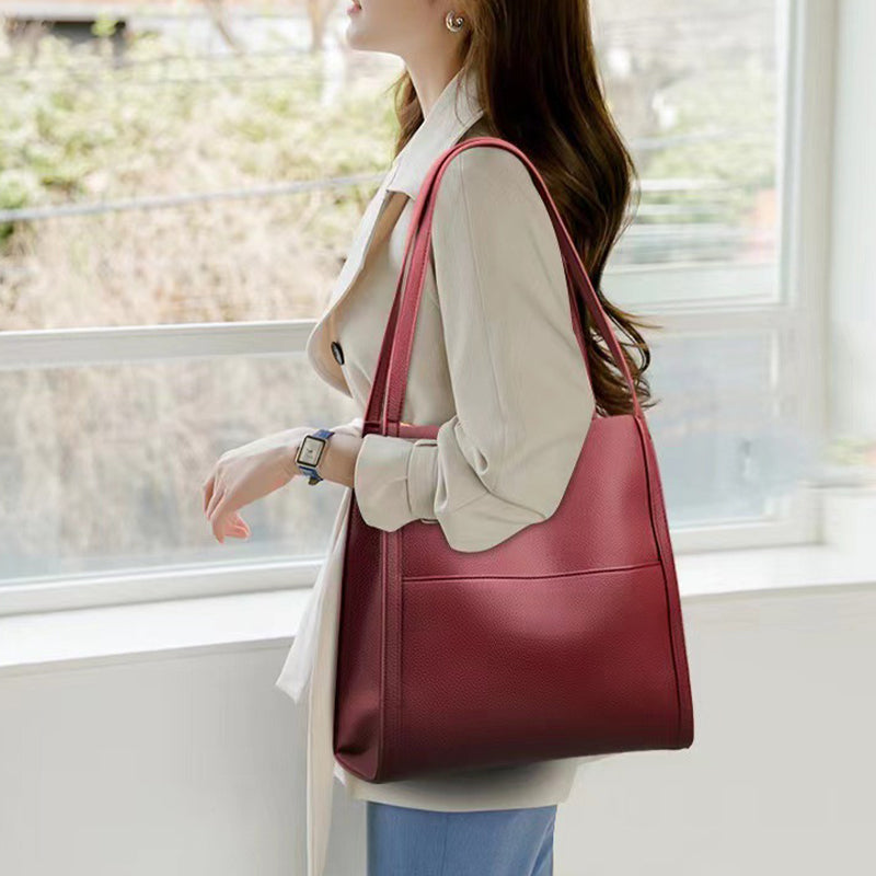 Solid Color Simple Shoulder Bag