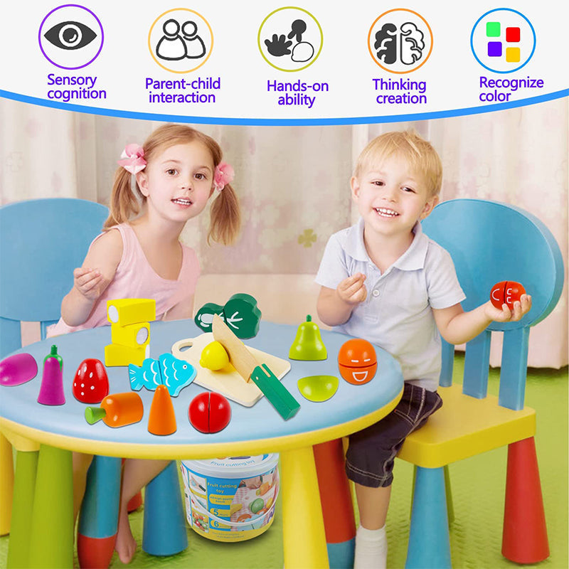 Wooden Play Food Toy（13pcs）