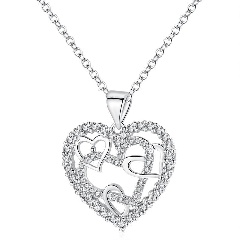 Openwork Heart Necklace