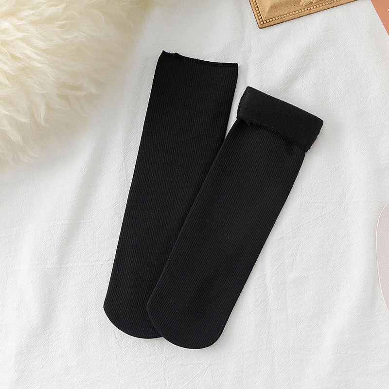 Thickening Winter Soft Velvet Snow Socks