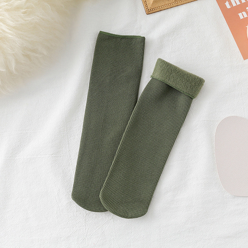 Thickening Winter Soft Velvet Snow Socks