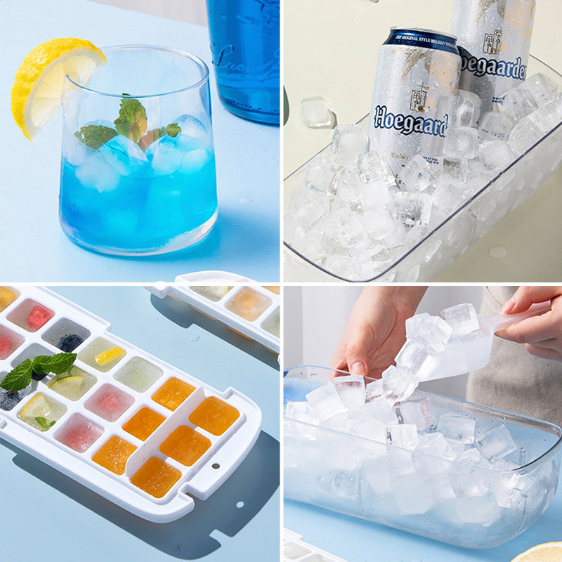 Press Type Ice Cube Maker