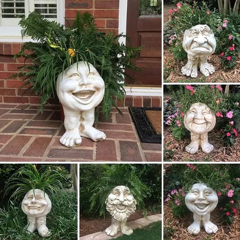 Funny Expression Flowerpot