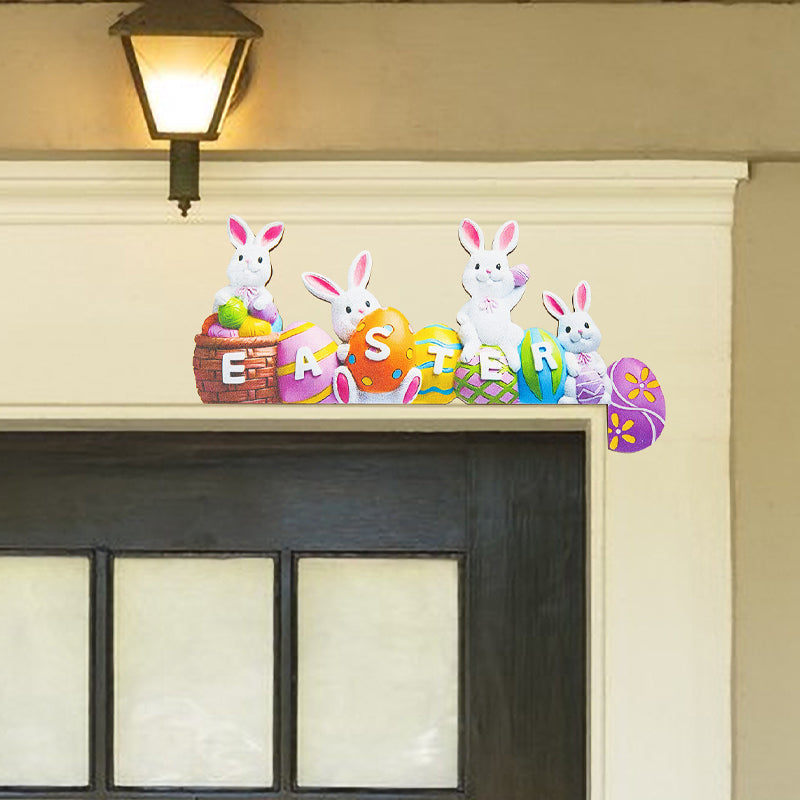 Easter Bunny Egg Doorway Ornament