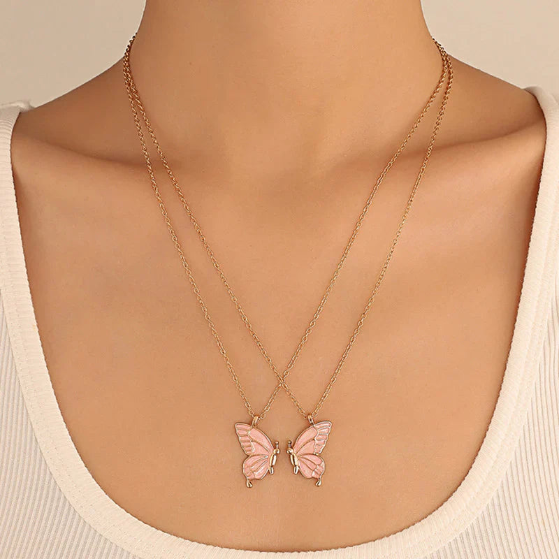 Colorful Butterfly Necklace