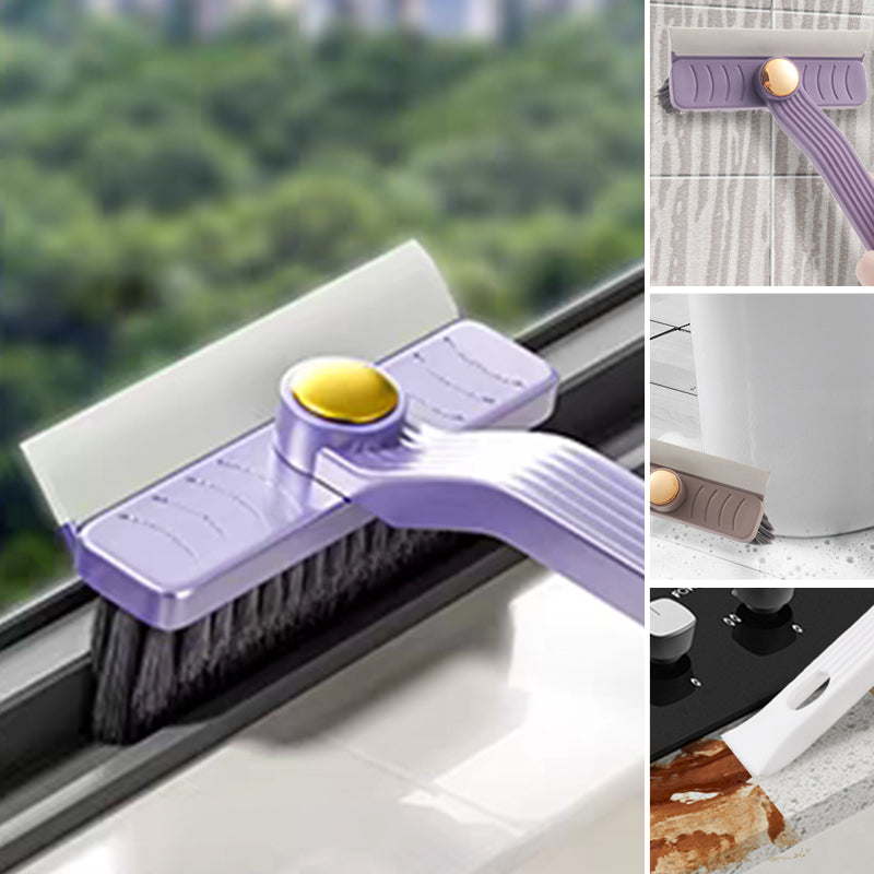 Multi-function rotating crevice cleaning brush