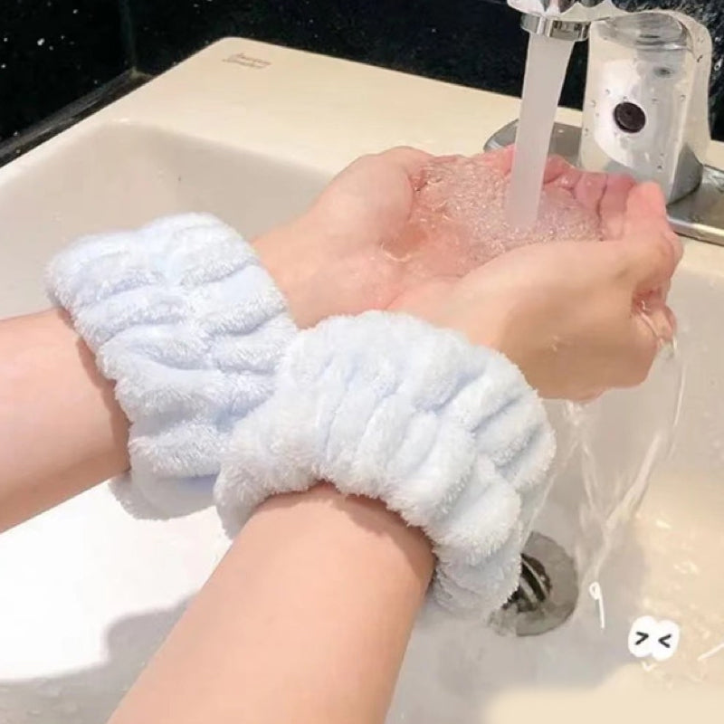 Microfiber Wrist Wash Towel Band