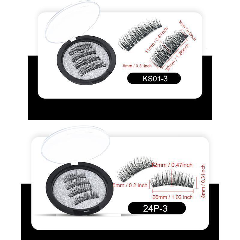 8D Magnetic Eyelashes without Glue