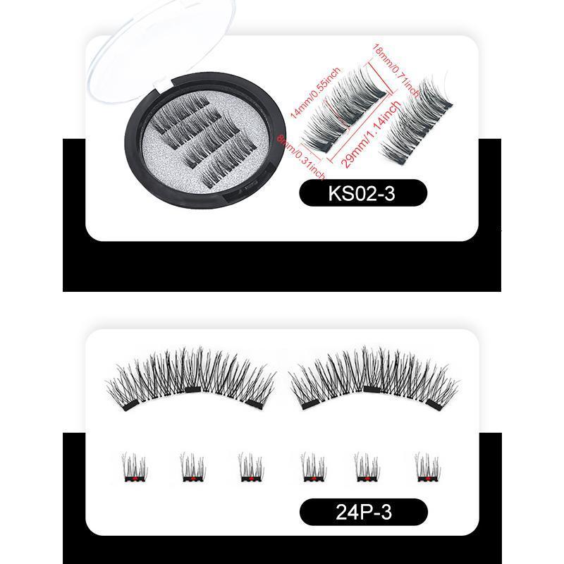 8D Magnetic Eyelashes without Glue