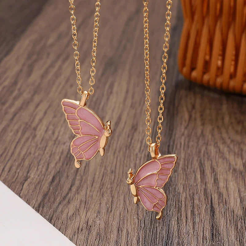 Colorful Butterfly Necklace