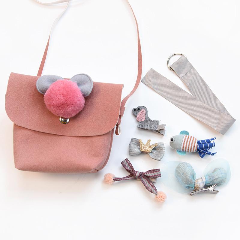 Children's Bag and Hair Clips Set