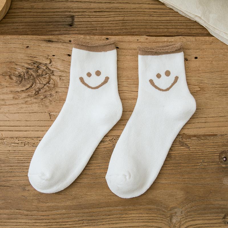 Fairyspark™ Lovely Smile Face Cotton Socks