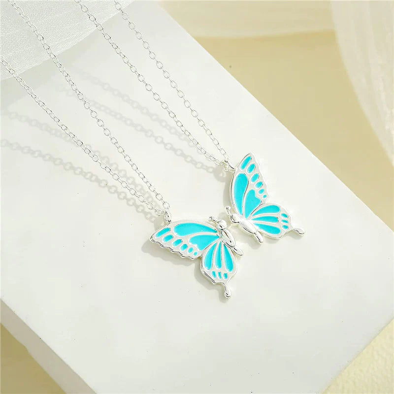 Colorful Butterfly Necklace