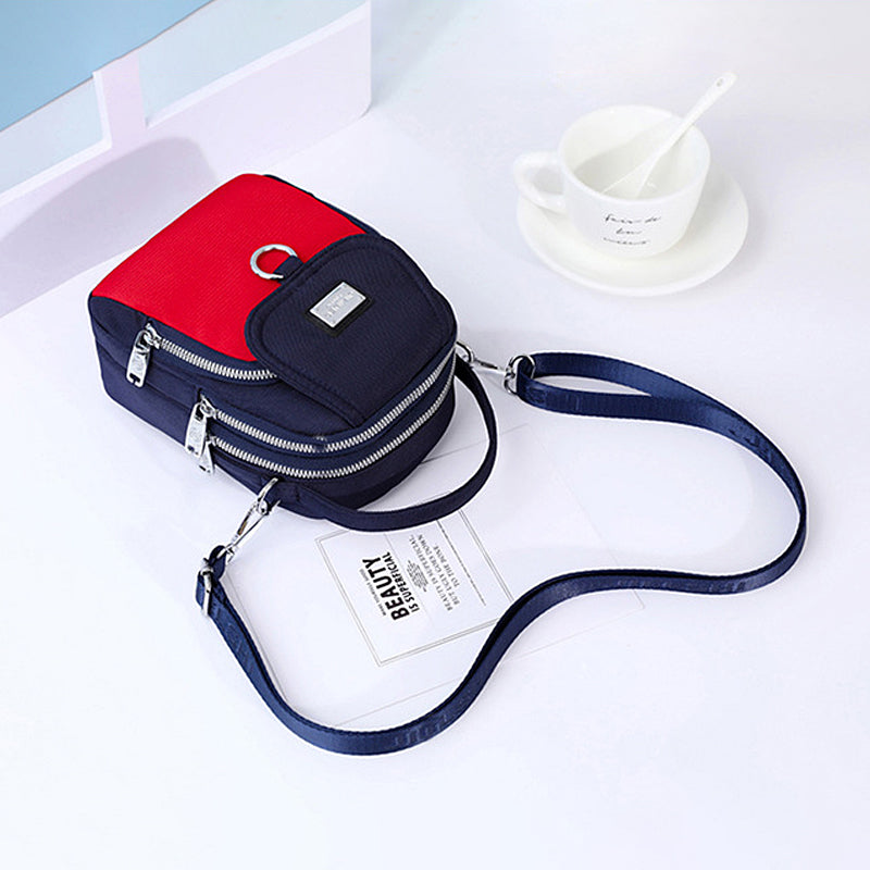 3 Layers Waterproof Casual Crossbody Bag Women Small Handbag