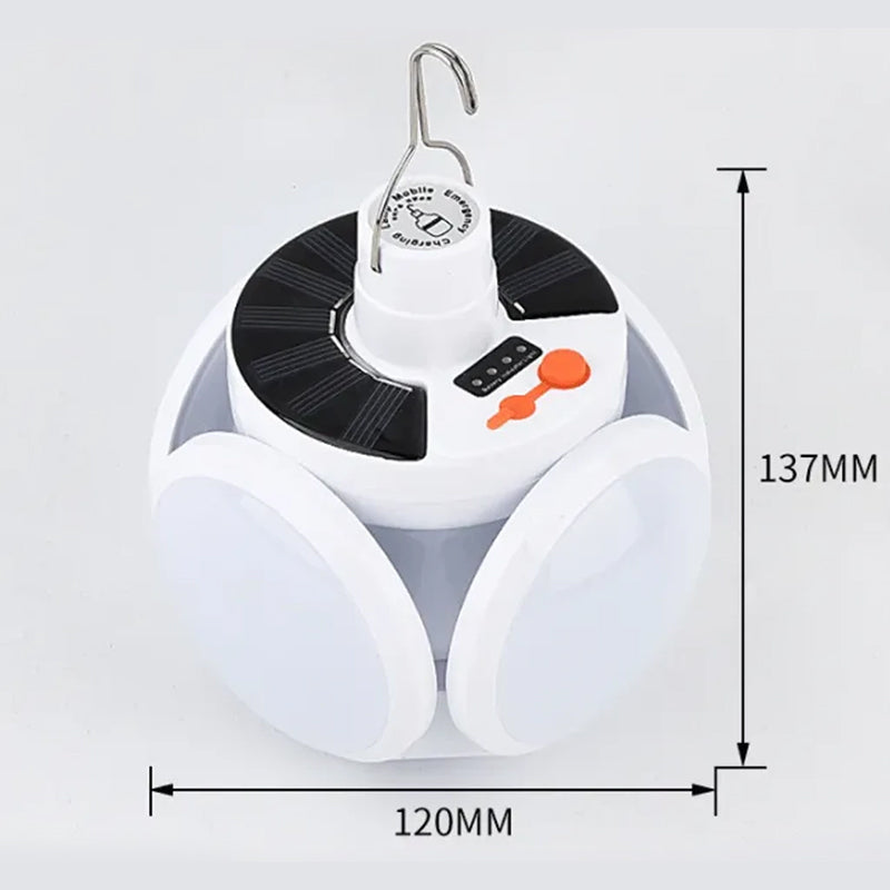 LED Solar Folding Football Light