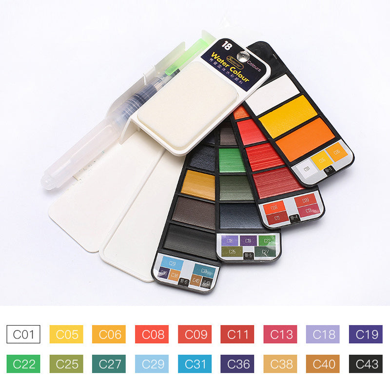 Solid Gouache Pigment Palette - let your creativity speak!