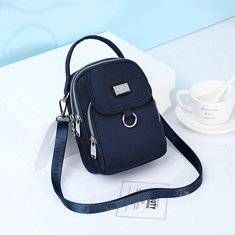 3 Layers Waterproof Casual Crossbody Bag Women Small Handbag