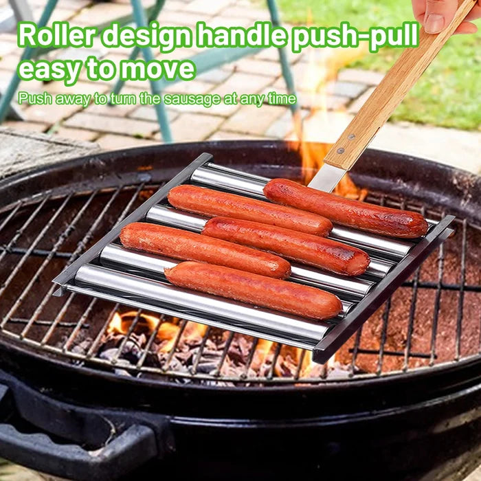 Hotdog Roller Stainless Steel Sausage Roll Rack