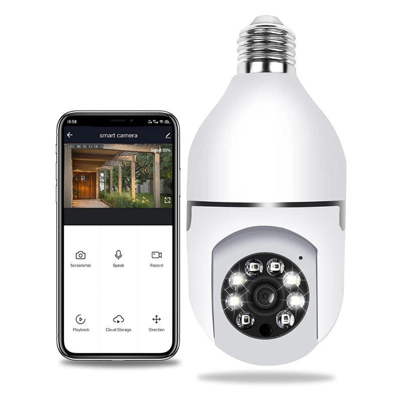 Wireless Wifi Light Bulb Camera Security Camera