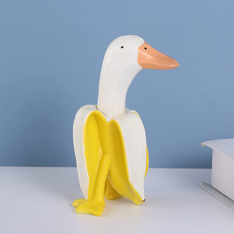 Creative Art-Banana Duck Gardening Ornament