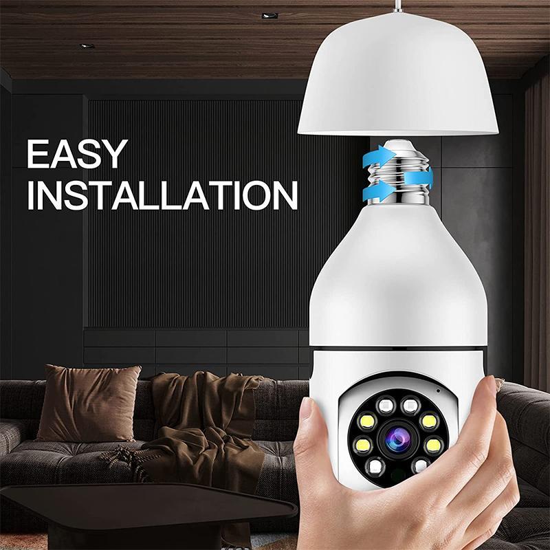 Wireless Wifi Light Bulb Camera Security Camera