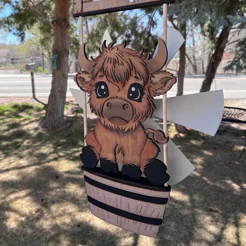 FUNNY Animal Windspinner Courtyard Decoration