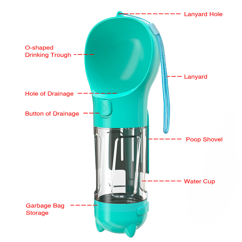 4 in 1 Multifunctional Dog Bottle