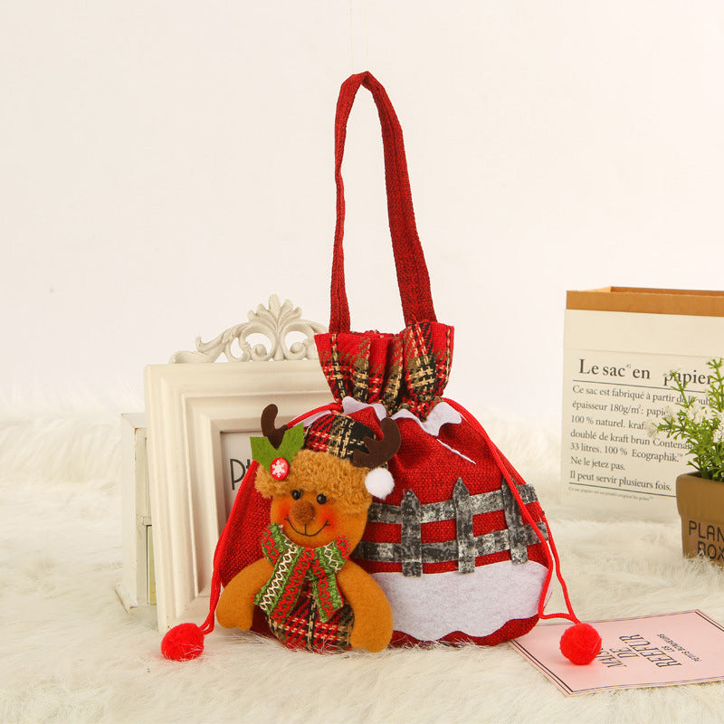 Christmas Gift Bags Zipper Design