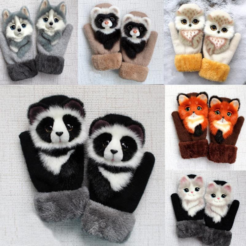 Cute Winter Animal Gloves