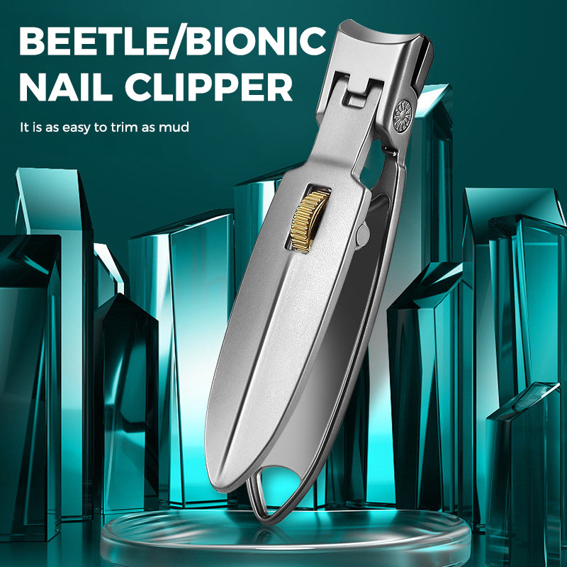 Stainless Steel Nail Clipper with Ring Lock