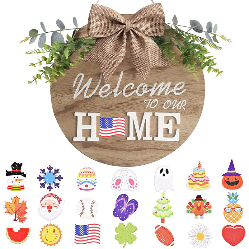 Door Sign of Welcome Home Decoration