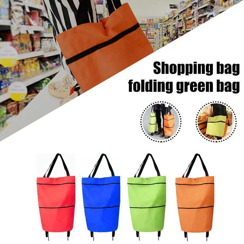 🔥Hot Sale🔥2 In 1 Foldable Shopping Cart