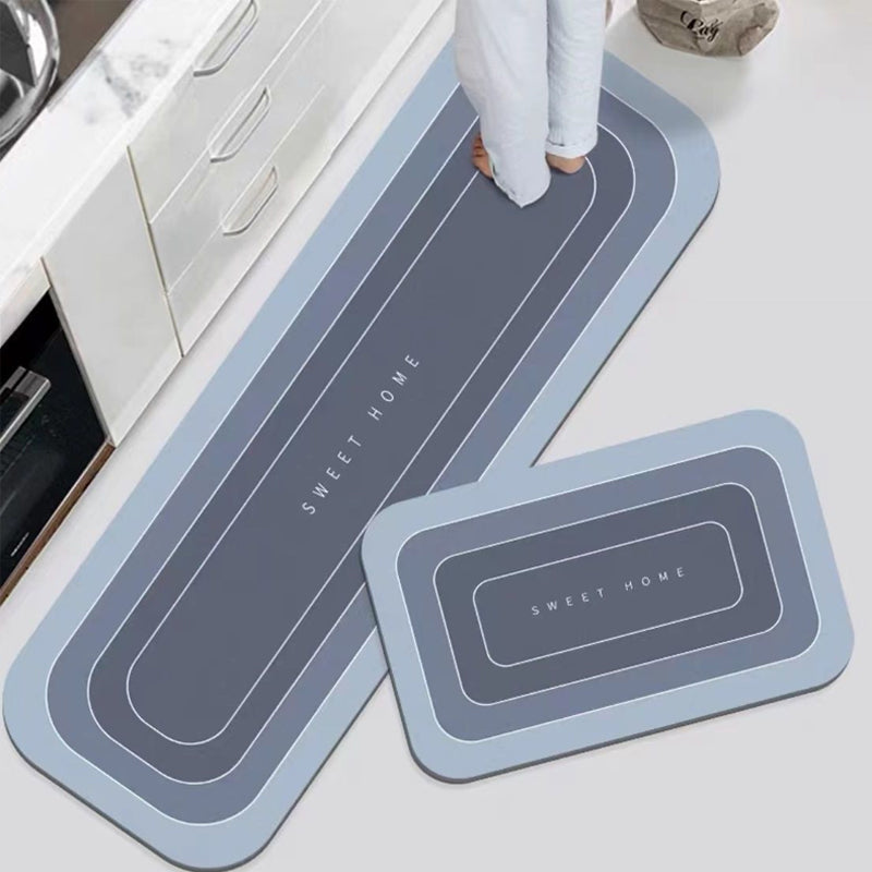 Diatom slime non slip floor mat