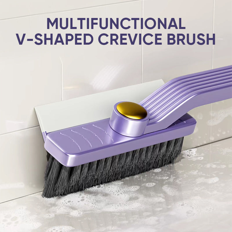 Multi-function rotating crevice cleaning brush