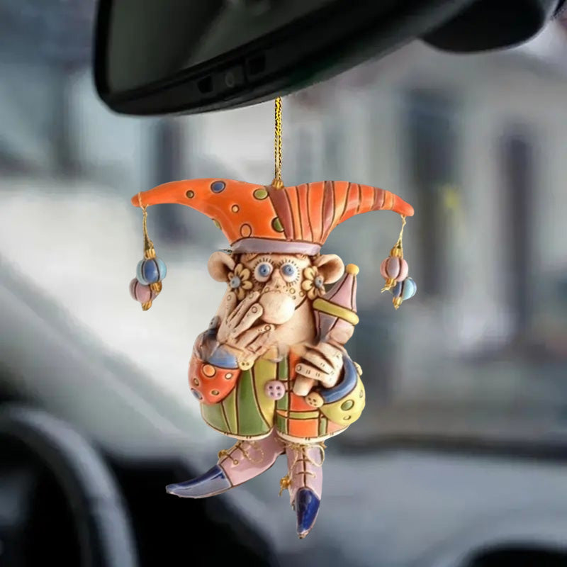 Colorful Jester Bell Ornaments