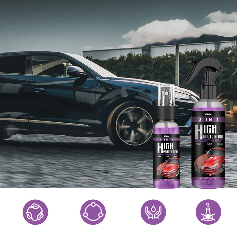 🚗3 in 1 High Protection Quick Car Coating Spray