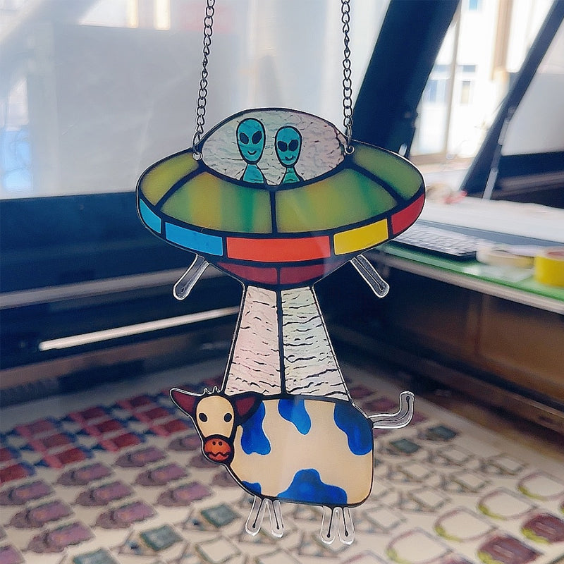 Alien Cow Pendant