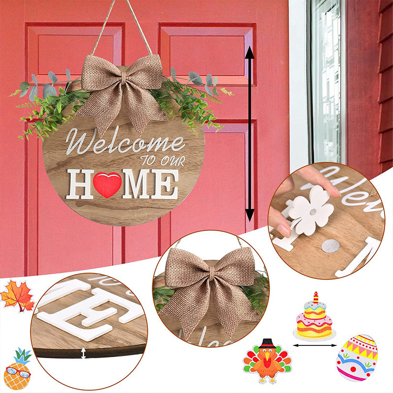 Door Sign of Welcome Home Decoration