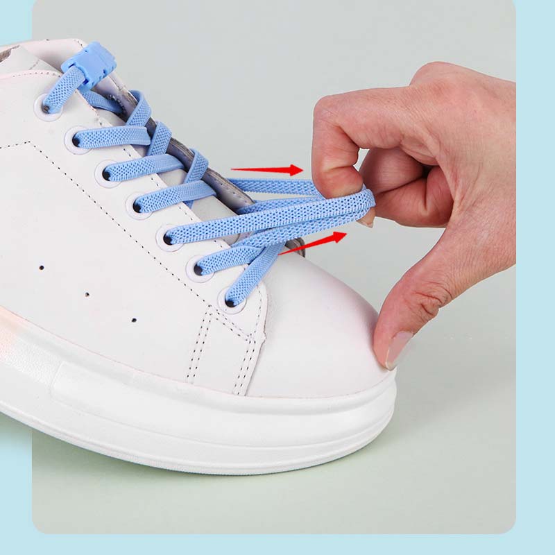 Lazy Shoelaces with Buckles