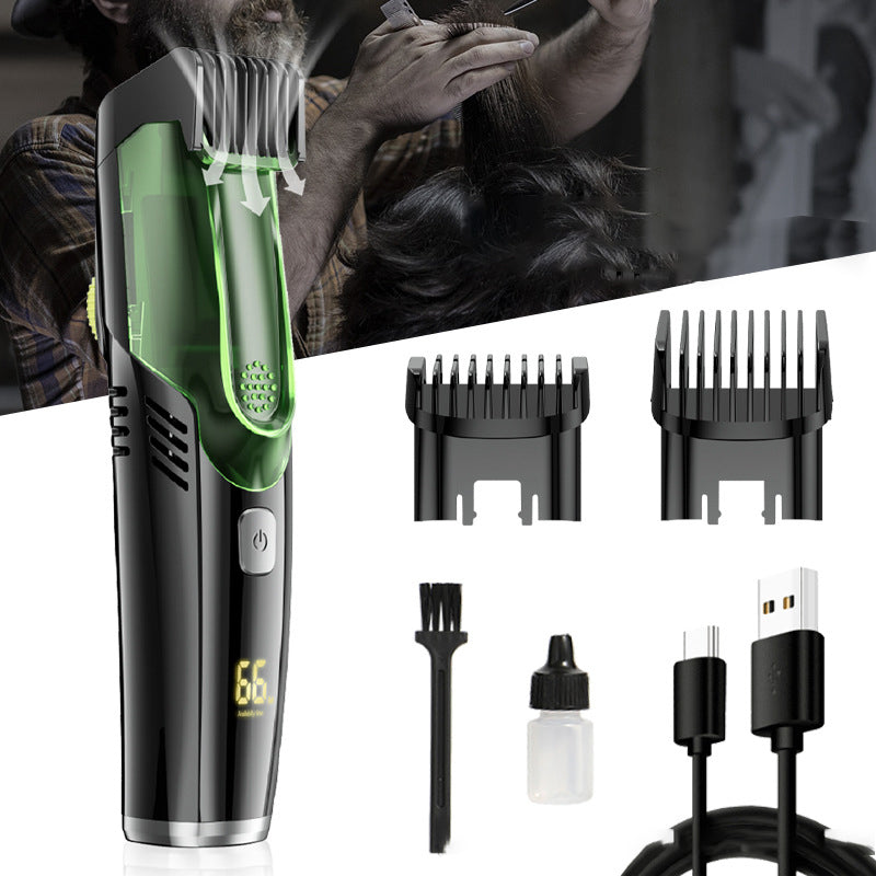 Vacuum Beard Shaver-20 Length and Styles Adjustable