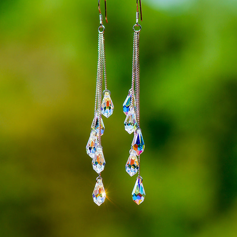 Teardrop Tassel Earrings