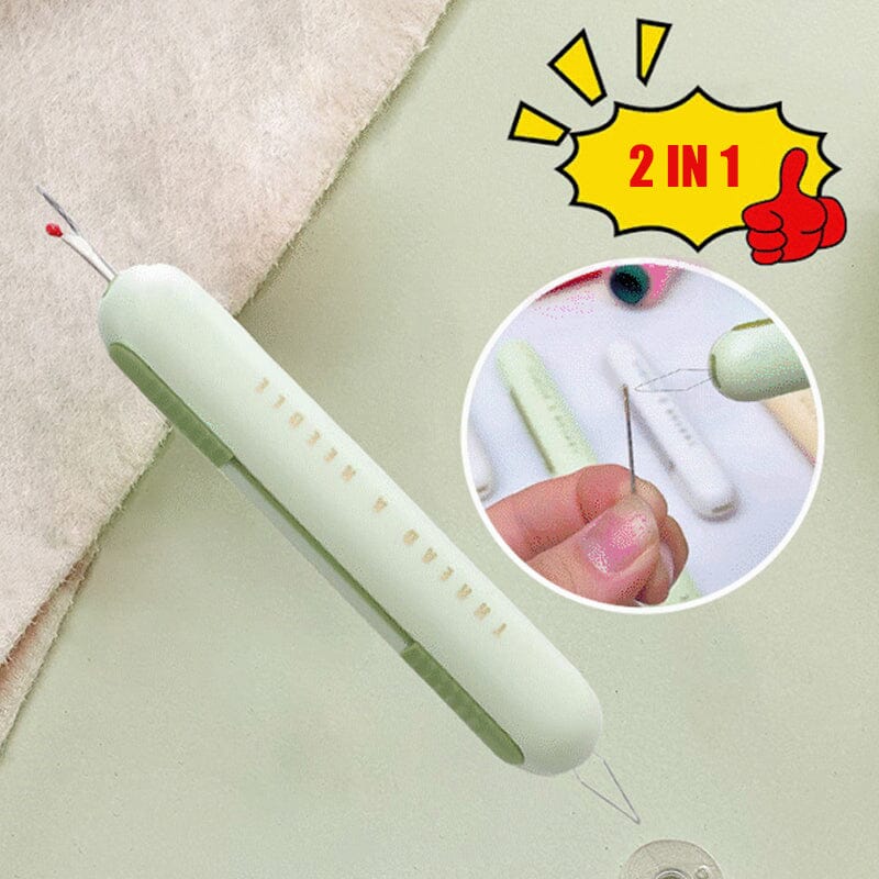 2 In 1 Needle Threader Seam Ripper