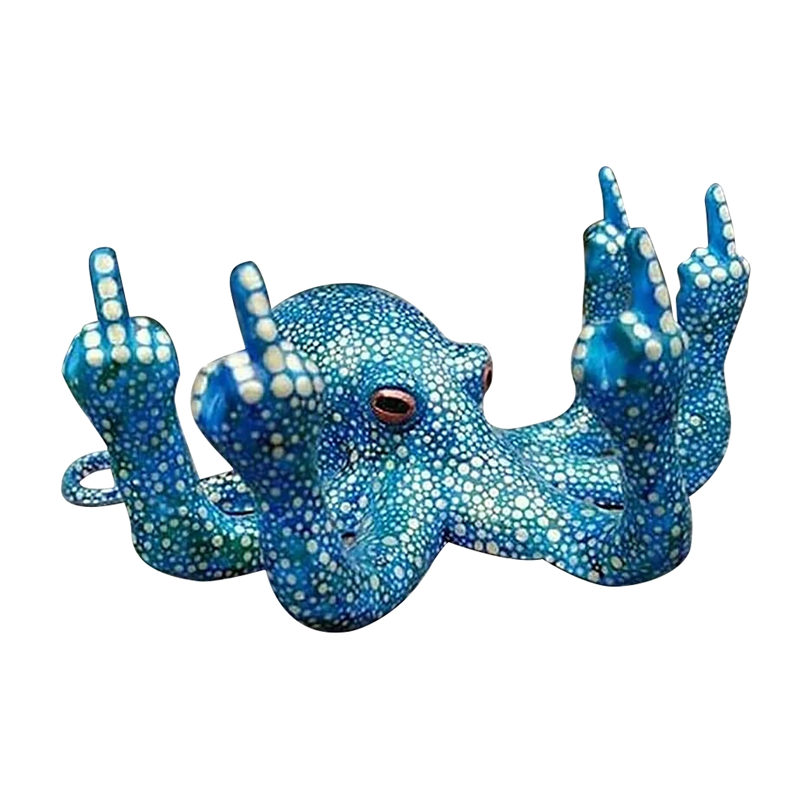 Anger Octopus Creative Decorative Sculpture