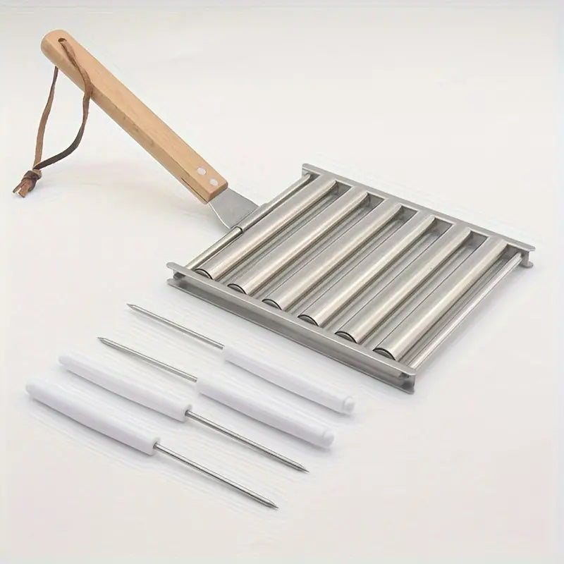 Hotdog Roller Stainless Steel Sausage Roll Rack