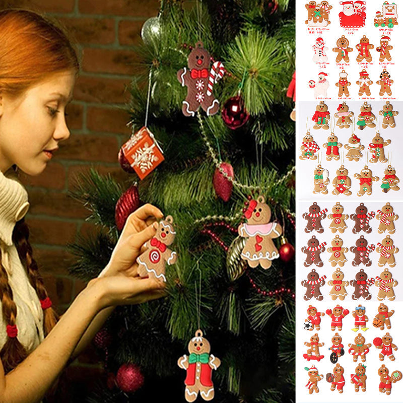 Gingerbread Man Christmas Tree Ornament