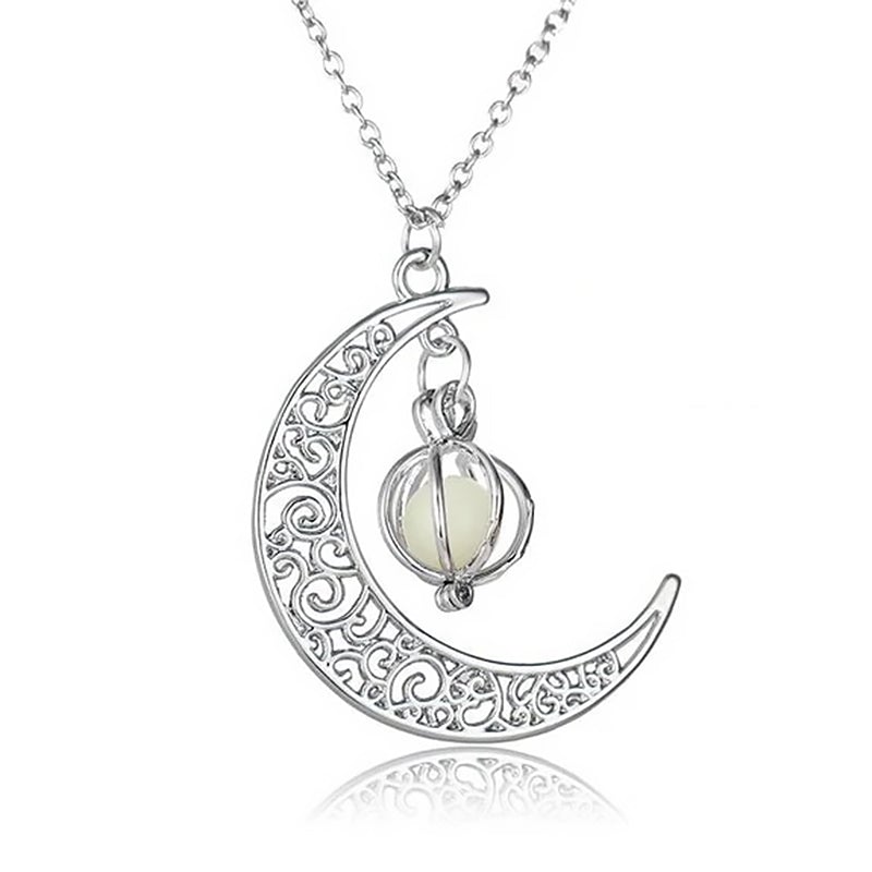 Moon Luminous Stone Necklace