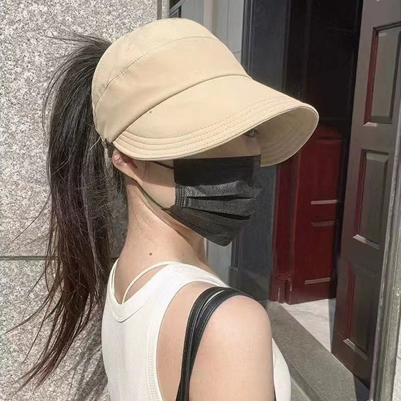 Outdoor UV Protection Hollow Top Sun Hat