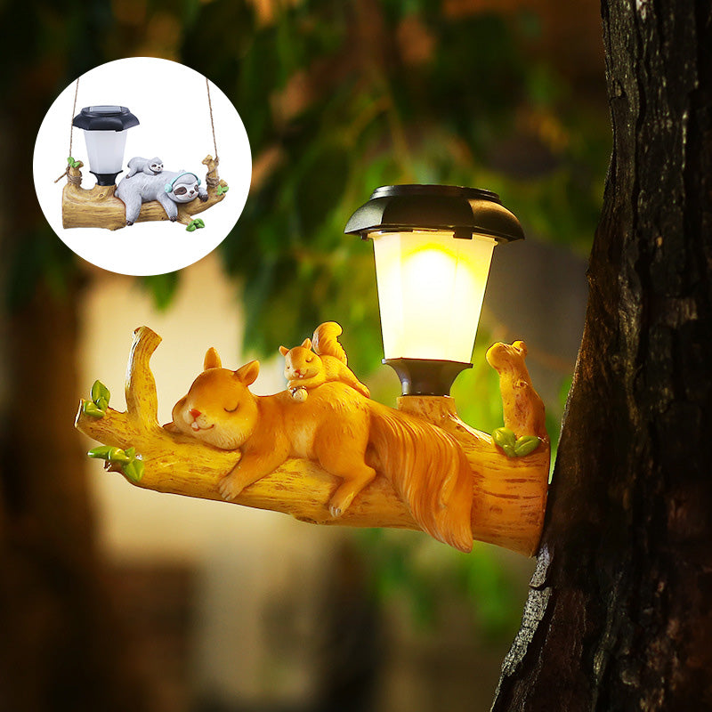 Squirrel Sloth Hanging Lamp